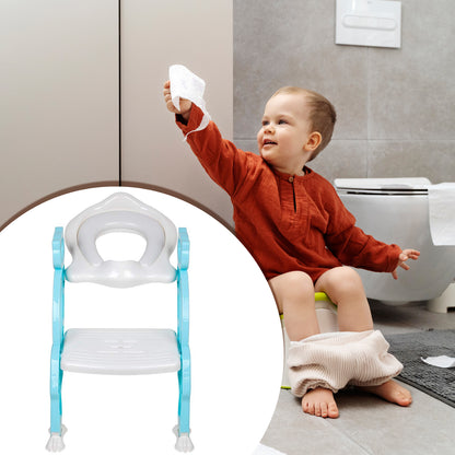 2 In 1 Potty Training Toilet Seat With Step Stool Ladder For Boy And Girl Baby Toddlers