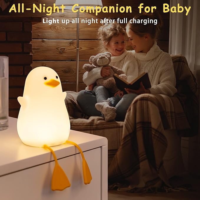 Silicone Duck Night Light