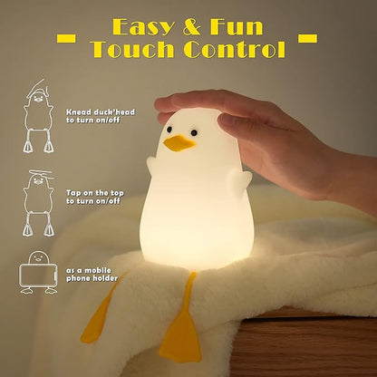 Silicone Duck Night Light