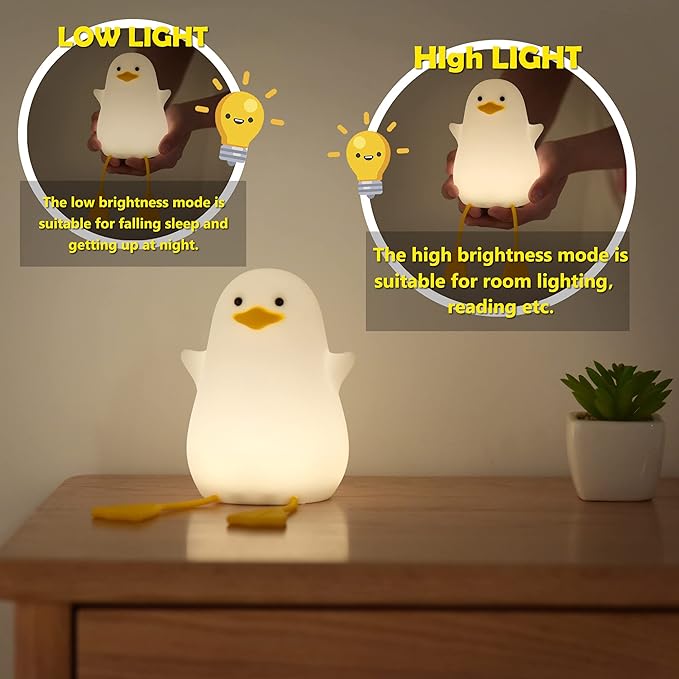 Silicone Duck Night Light