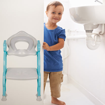 2 In 1 Potty Training Toilet Seat With Step Stool Ladder For Boy And Girl Baby Toddlers